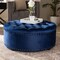Baxton Studio Iglehart Royal Blue Velvet Upholstered Tufted Cocktail Ottoman 154-9363 - alternate 5